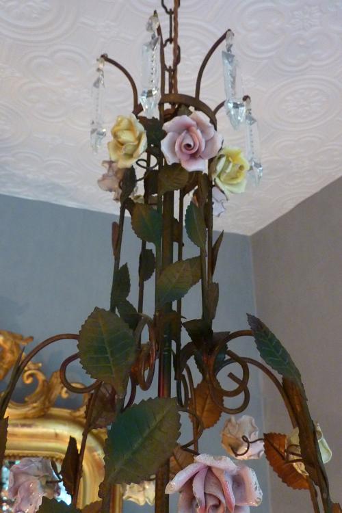 Italian floral Lamp.